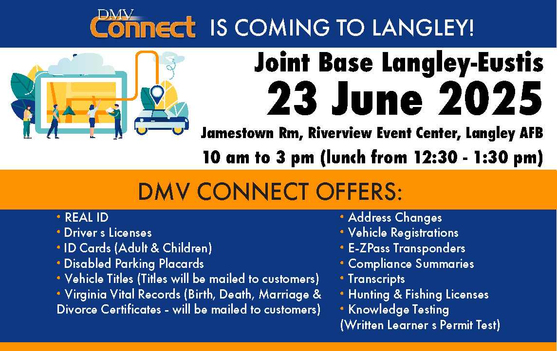 DMV Connect at JBLE-Langley Flyer